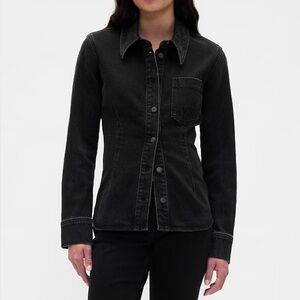 NWT! Gap Denim Cinch-Seam Shirt - Size Large